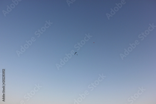 Parachuting at Playa del Ingles