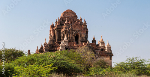 Bagan temple made with red bricks