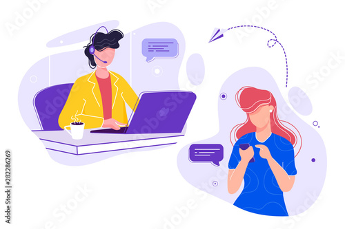 male hotline operator 