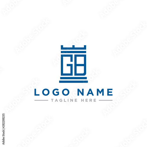 Inspiring logo design for companies from the initial font of the GB logo icon. -Vectors