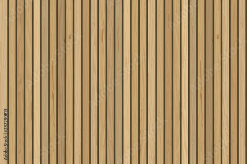Fototapeta Naklejka Na Ścianę i Meble -  Wood planks wall. Vector wooden background. For contemporary interior design