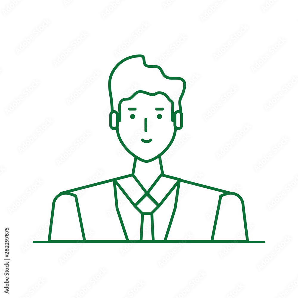 business man elegant avatar character business man elegant avatar character