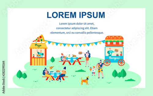 Pizza and Burgers Fest, Summer Leisure, People
