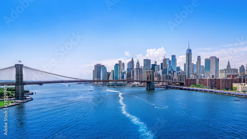 panoramic view at the skyline of manhattan © frank peters