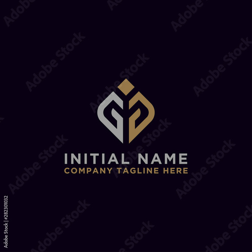 Inspiring company logo designs from the initial letters of the GG logo icon. -Vectors