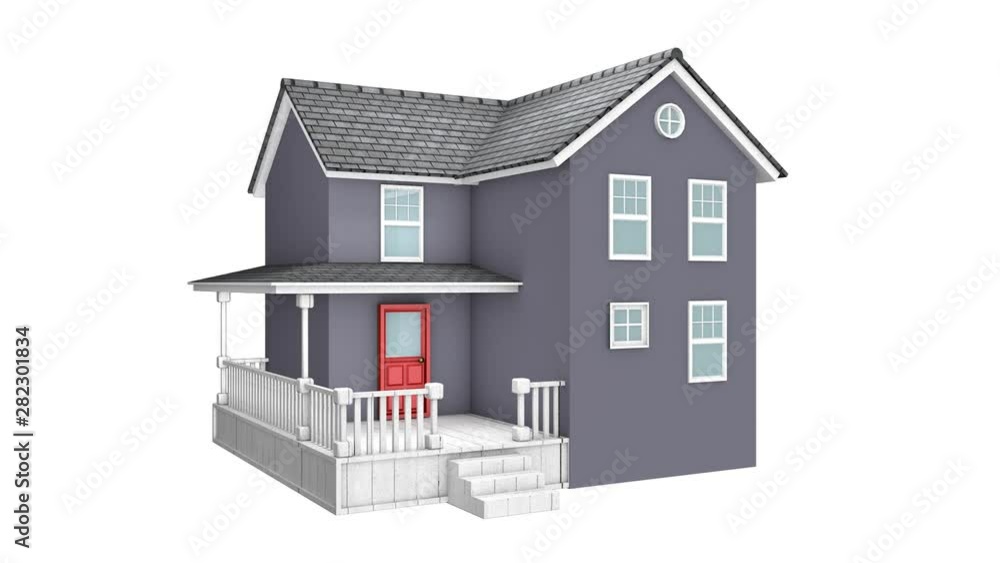 House Before and After Real Estate Slide Presentation. Old Building vs New Home. Fixer Upper flipping redesign and renovation 3d render Animation with white background. House Before and After Real Estate Slide Presentation. Old Building vs New Home. Fixer Upper flipping redesign and renovation 3d render Animation with white background.