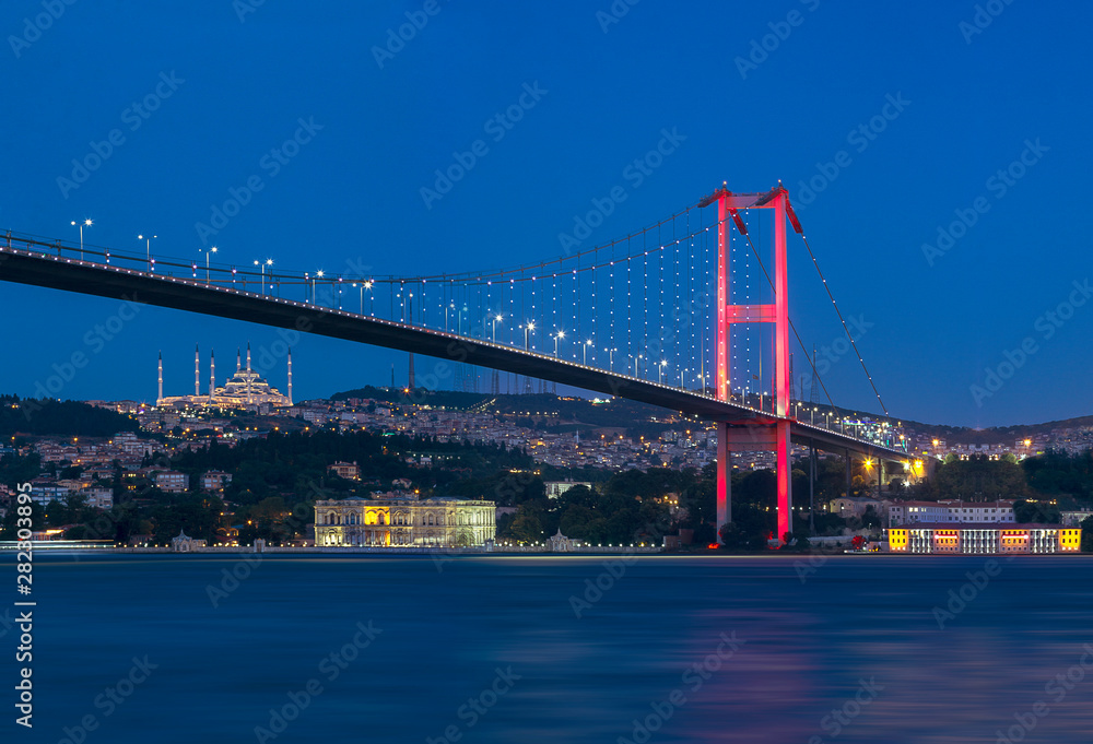 Bosphorus Bridge at sunset / Turkey