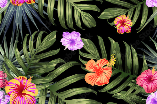 Green red exotic pattern.