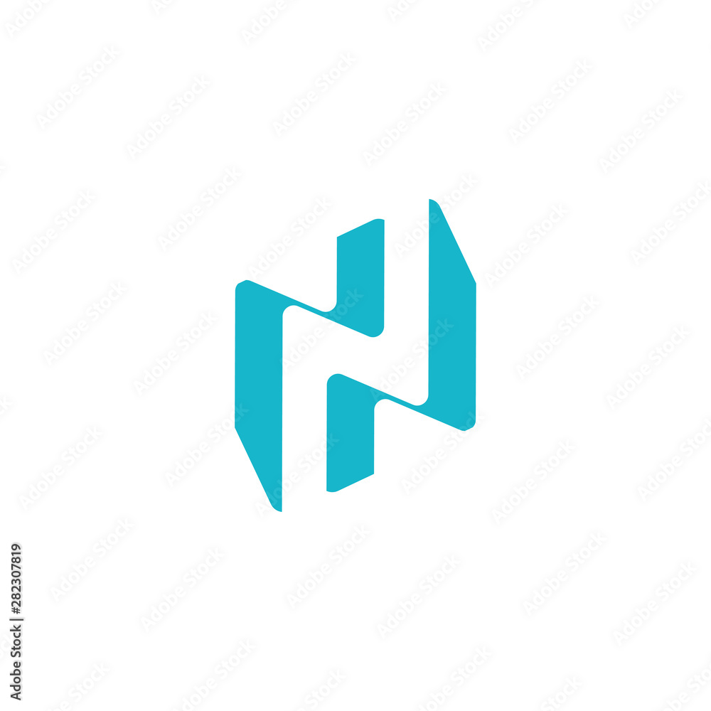 lines that make up the letter n logo template lines that make up the letter n logo template