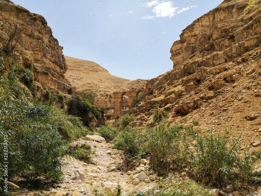 Wadi Qelt in Judean Desert
