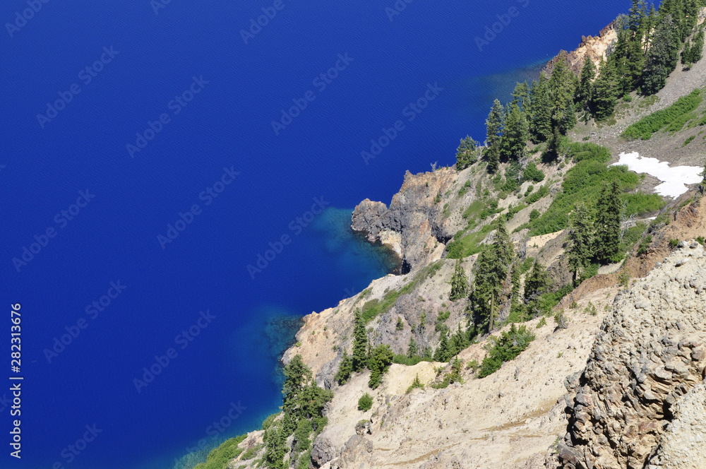 Fototapeta premium view from the top of mountain
