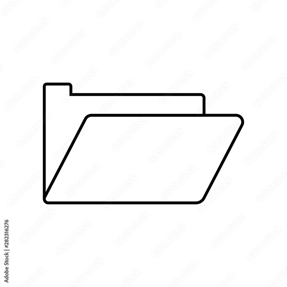 line folder Icon. Vector graphics, a linear pattern on a white background, eps 10. line folder Icon. Vector graphics, a linear pattern on a white background, eps 10.