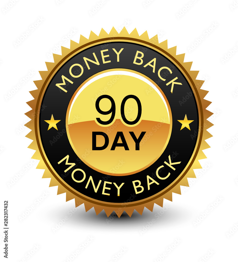 Strong, high quality, powerful, 90 day money back guaranteed badge, sign, seal, stamp, label. Strong, high quality, powerful, 90 day money back guaranteed badge, sign, seal, stamp, label.