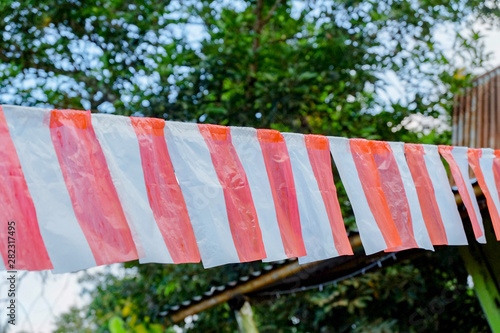 Indonesian flag, Merah Putih on Indonesian independence day with indonesian symbol Garuda pancasila