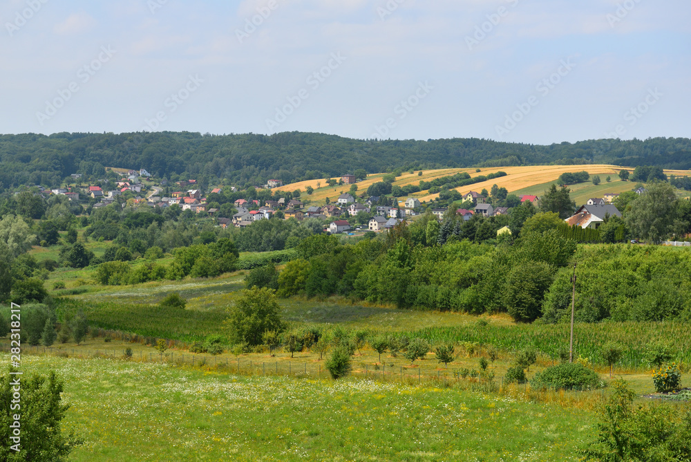 View of Pszow - a city in southern Poland, in the province of Silesia. Europe