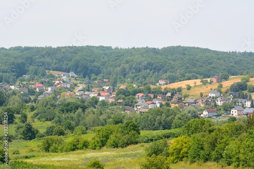 View of Pszow - a city in southern Poland  in the province of Silesia. Europe