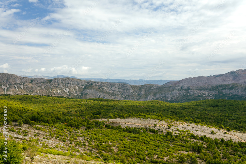 Mountain landscape in Dubrovnik, Croatia Mountain landscape in Dubrovnik, Croatia