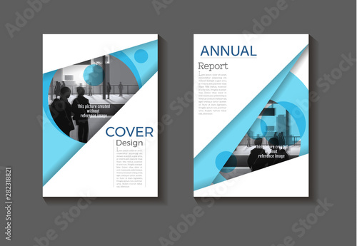 blue cover background modern design modern book cover Brochure cover  template,annual report, magazine and flyer layout Vector a4