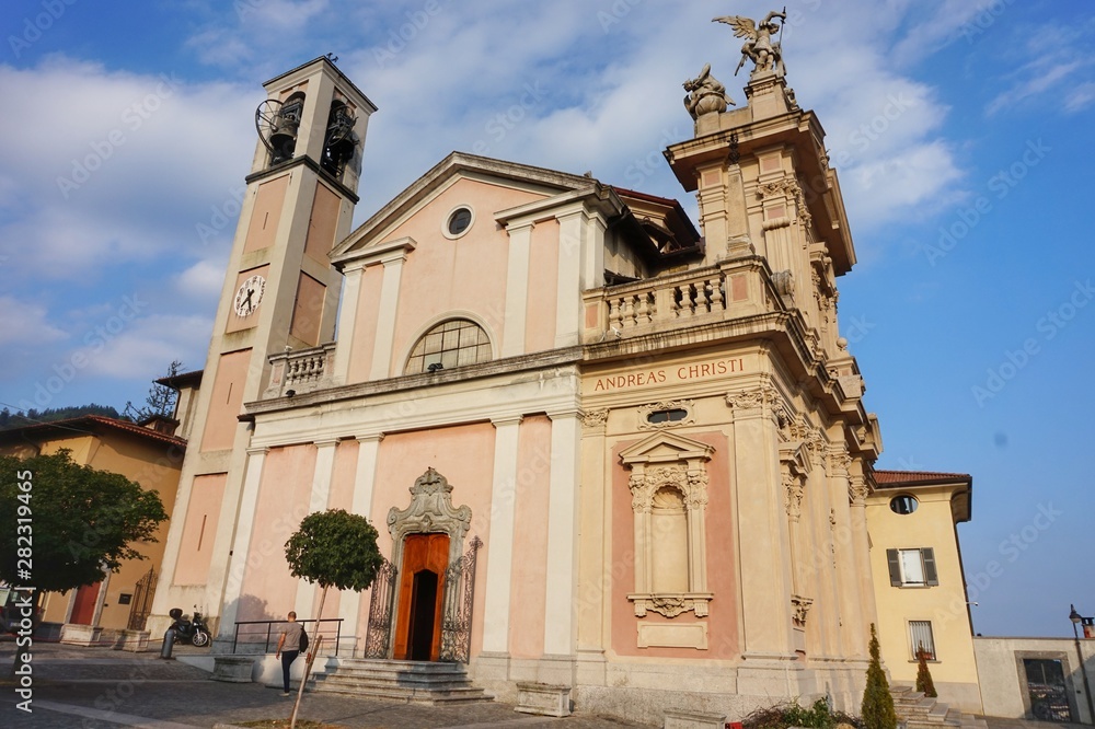 Church in Brunatte village Chiesa di Sant'Andrea Apostolo Church in Brunatte village Chiesa di Sant'Andrea Apostolo