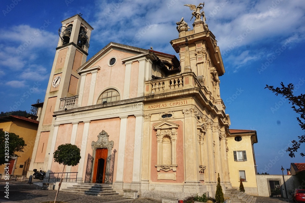 Church in Brunatte village Chiesa di Sant'Andrea Apostolo