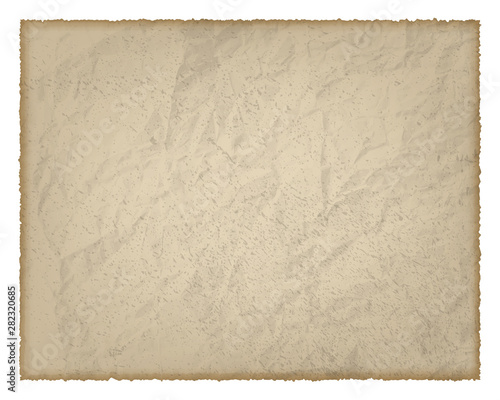 Old paper with burnt edges