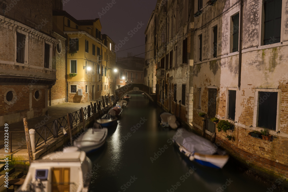 Venice at night, off the tourist routes.