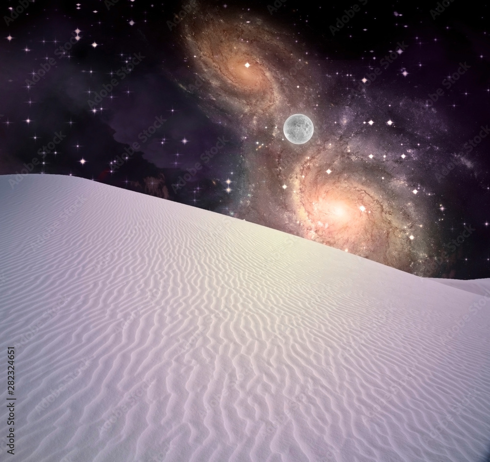 Naklejka premium Space Desert