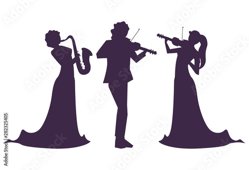 people musicians concert event design