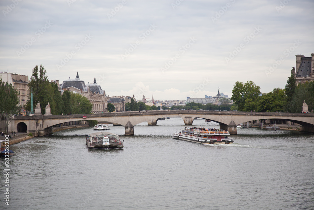 Pont Neuf and the river Seine, Paris.