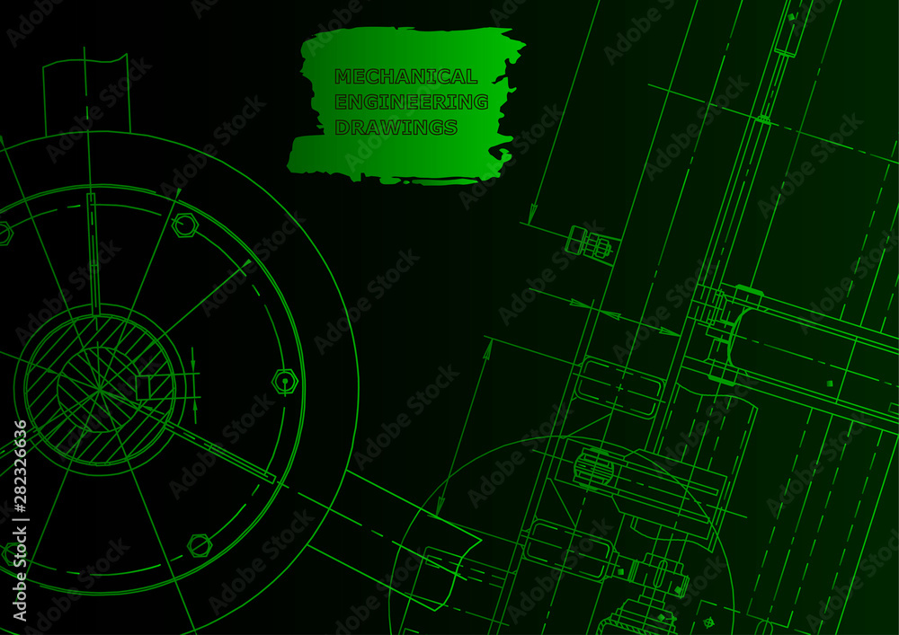 Vector engineering illustration Vector engineering illustration