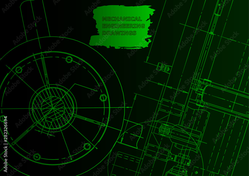 Vector engineering illustration Vector engineering illustration
