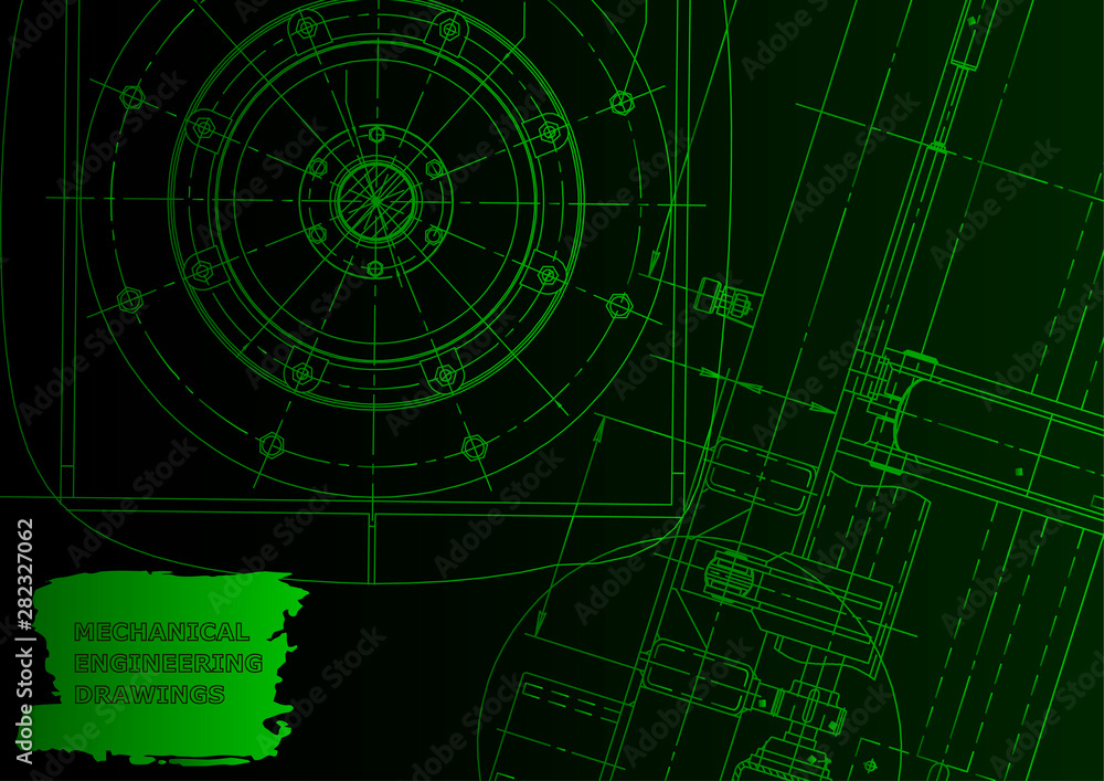 Vector engineering illustration Vector engineering illustration