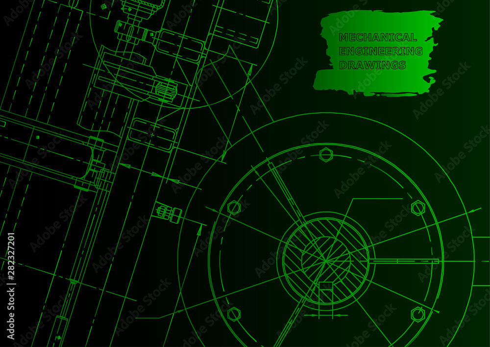 Vector engineering illustration Vector engineering illustration