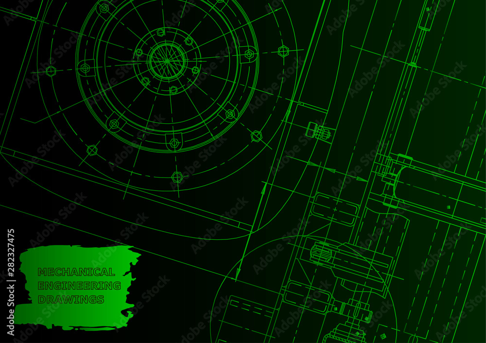 Vector engineering illustration Vector engineering illustration