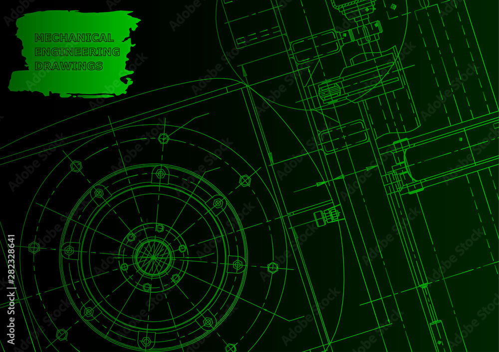 Vector engineering illustration Vector engineering illustration