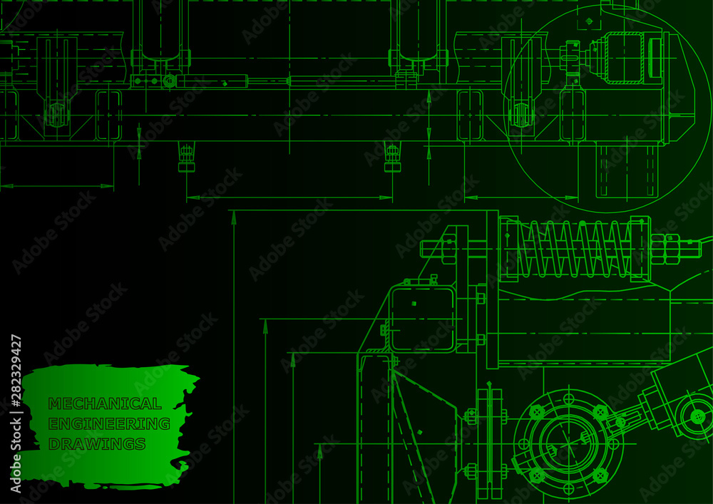 Vector engineering illustration Vector engineering illustration