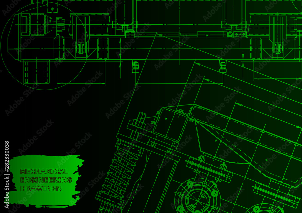 Vector engineering illustration Vector engineering illustration