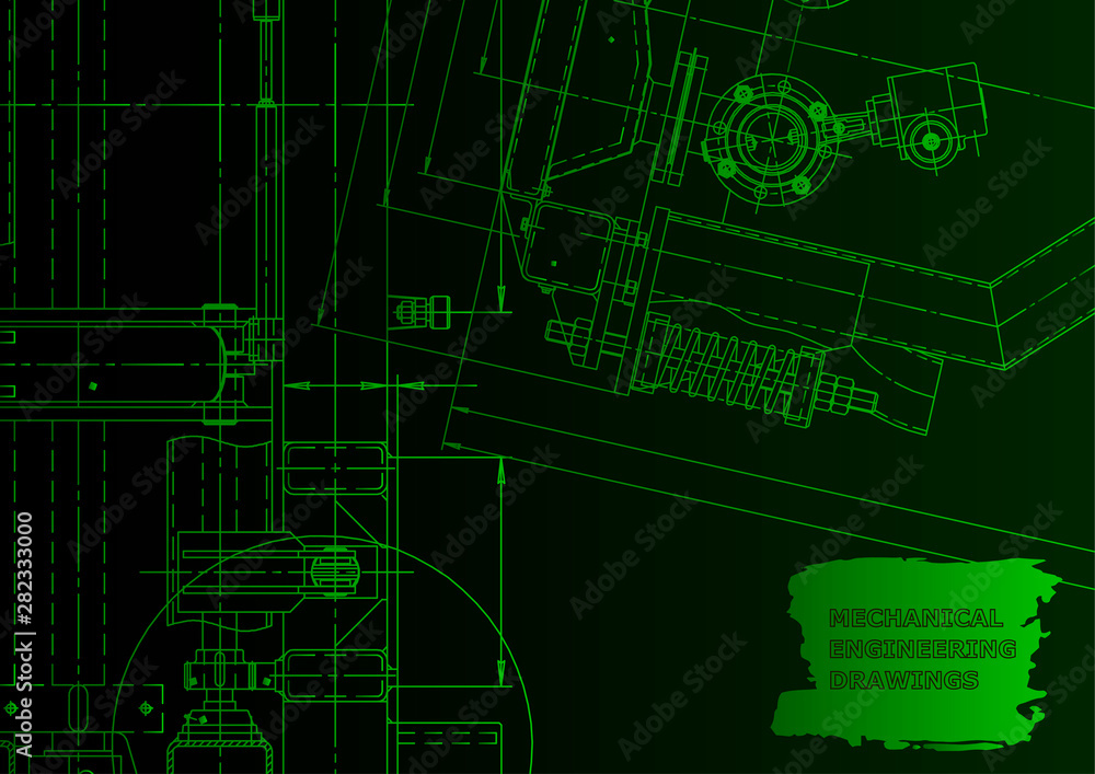 Vector engineering illustration Vector engineering illustration