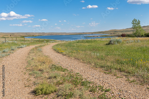 Michel Reservoir (Michelle Reservoir) in Alberta, Canada