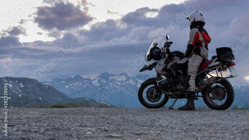 Motorradtour in den Alpen