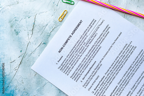 Non-Compete Agreement form