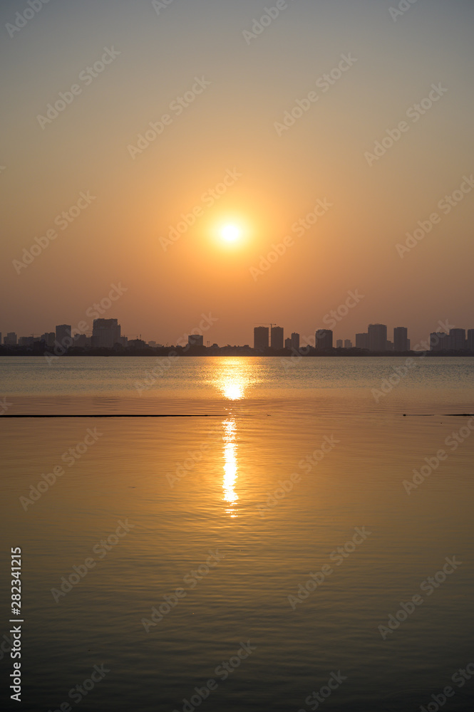 Hanoi sunset Hanoi sunset
