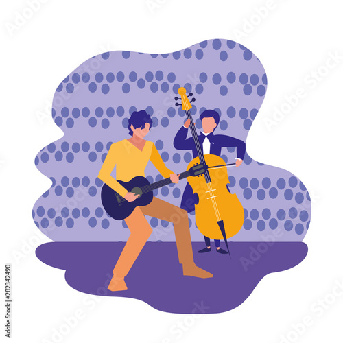 people musicians concert event design