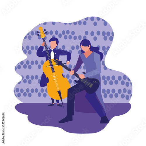 people musicians concert event design