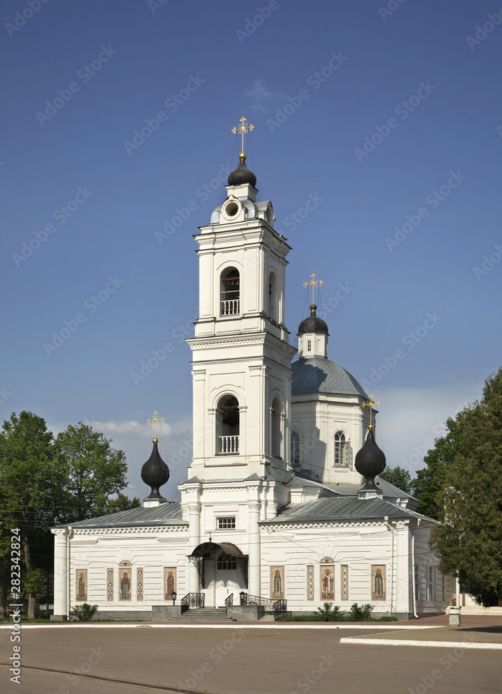 Church of St. Peter and Paul in Tarusa. Russia