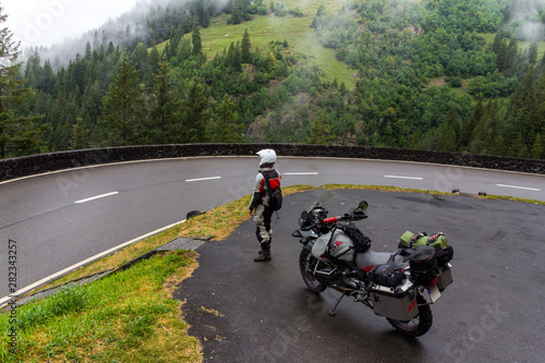 Motorradtour in den Alpen