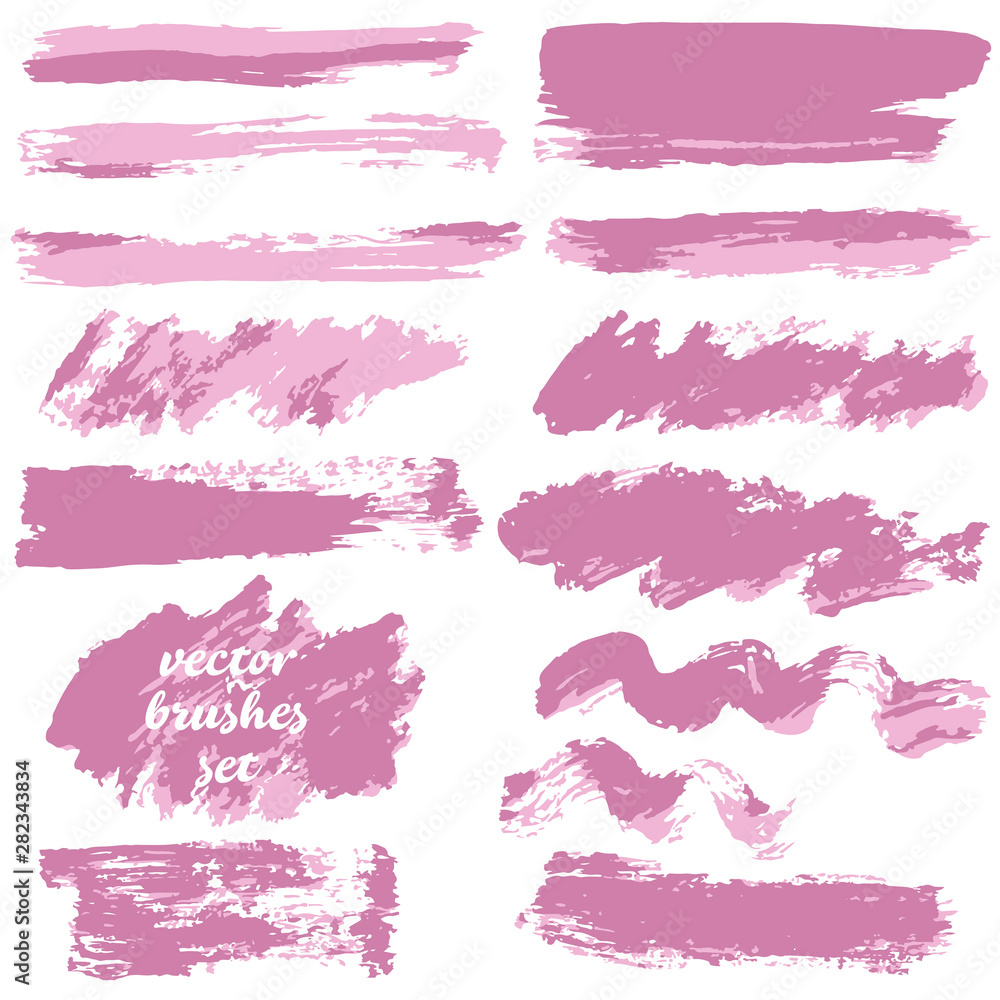 Collection of paint, ink, brush strokes, brushes, lines, grungy. Dirty illustration, elements of decoration Collection of paint, ink, brush strokes, brushes, lines, grungy. Dirty illustration, elements of decoration