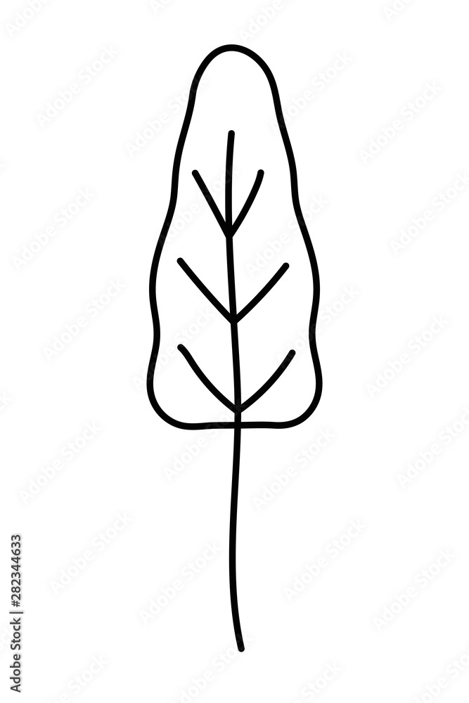 Isolated abstract and season tree design Isolated abstract and season tree design