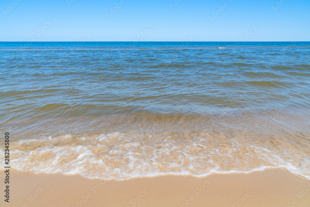 Baltic coast during the sunny day. Baltic coast during the sunny day.