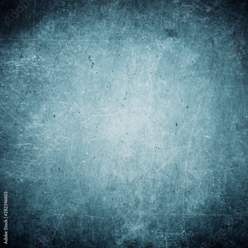 Blue grunge background, old paper texture, dust , scratch, vintage, retro